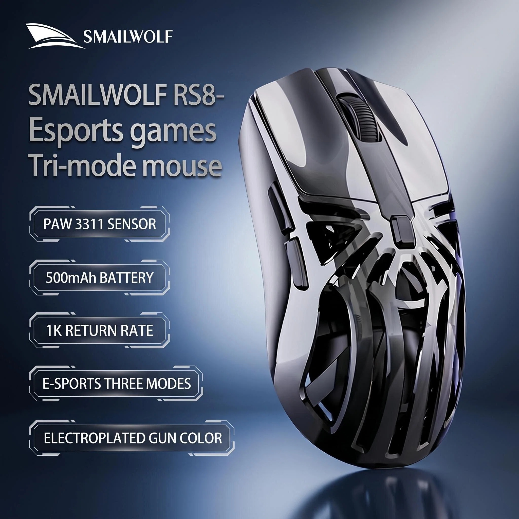 Fitness Journal Planner - SMAILWOLF RS8 Mouse Bluetooth Wireless 2.4G