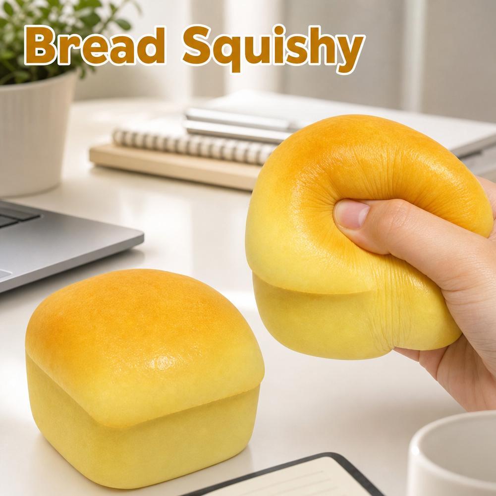 Health Wellness Items - Giocattolo Squishy a Forma di Pane,