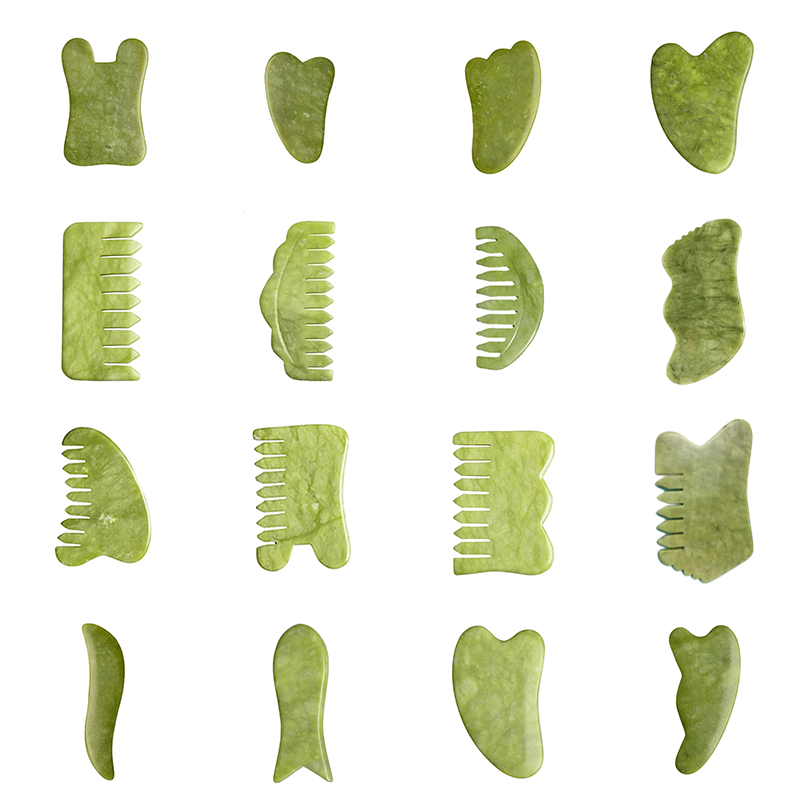 Naturale Verde Xiuyu Gua Sha B - Jade Gua Sha Tool recensione e prezzo
