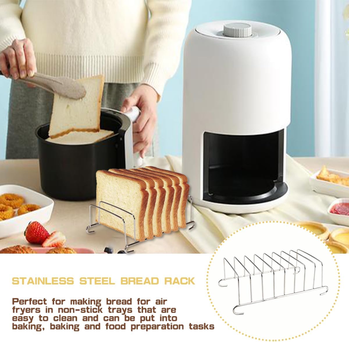 1 pz in acciaio inox pane tost - Health Wellness Items recensione e prezzo
